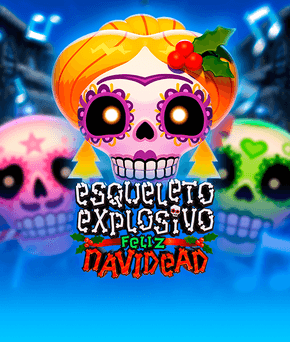 Esqueleto Explosivo Feliz Navidead
